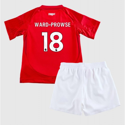 Fotbalové Dres Nottingham Forest James Ward-Prowse #18 Dětské Domácí 2024-25 Krátký Rukáv (+ trenýrky)